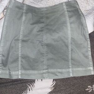 Sage Green Mini Skirt